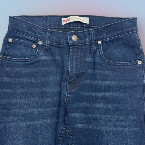 LEVI’S 511 Boy’s 16 Regular (28 x 30) SLIM Blue Jeans - Picture 1 of 5